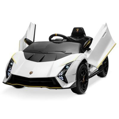 White Lamborghini Electric Children's Car