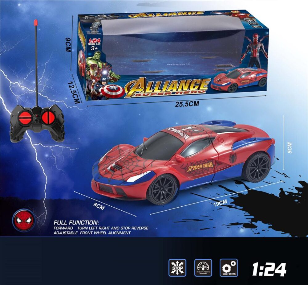 Remote Controlled Toy Car -Spiderman