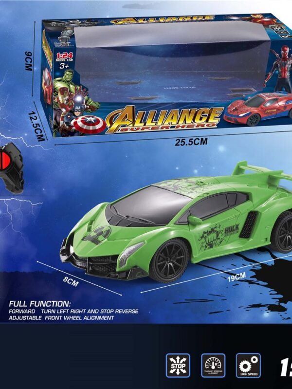 Sport Racing Hobby Toy Car for 3 4 5 6+ Years Old Boys Grils Birthday Gift, Green