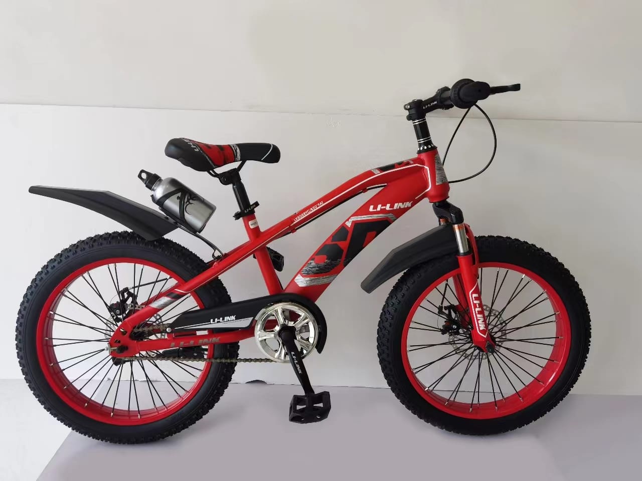 20-Inch Fat Tire Kids Bicycle - Red