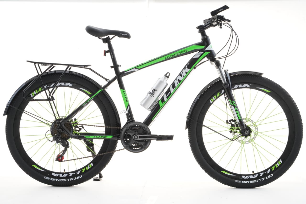 26-Inch Green Adult Bicycle