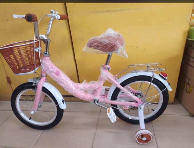 Pink Size 16 Children Bicycle