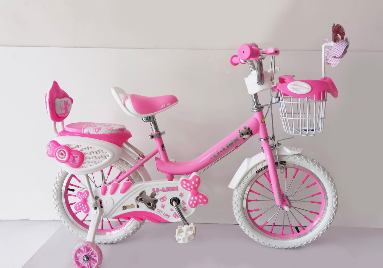 Pink Size 16 Children Bicycle