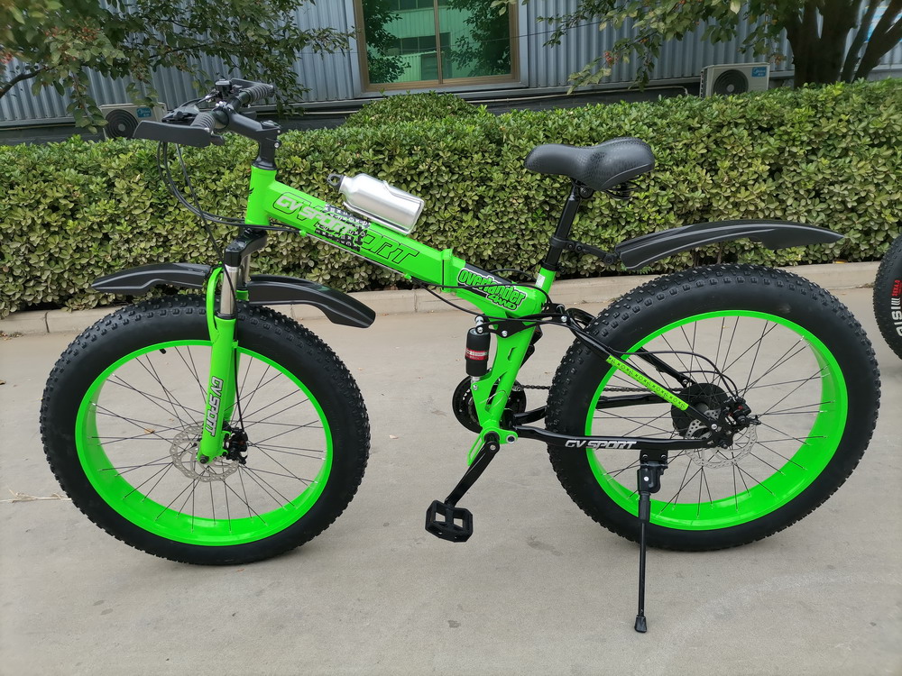Foldable Rugged Fat Tire Bike for Adults