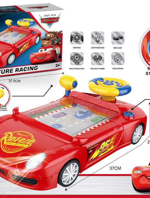 Realistic Kids Driving Simulator Toy – Interactive Steering Wheel with Sound Effects